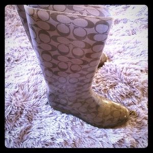 Authentic Coach Rainboots